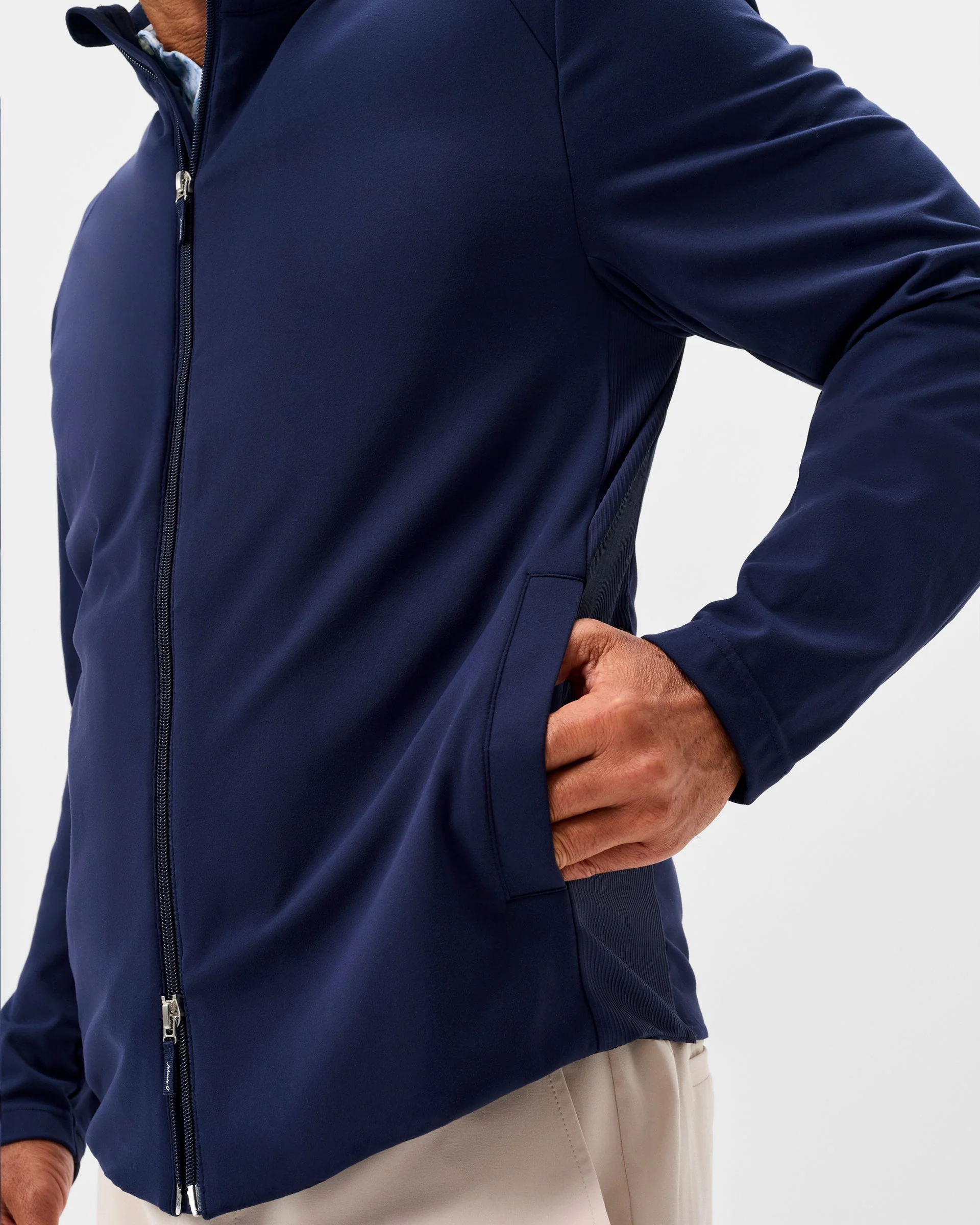Hoppin Ribbed Knit Performance Jacket - Image 5