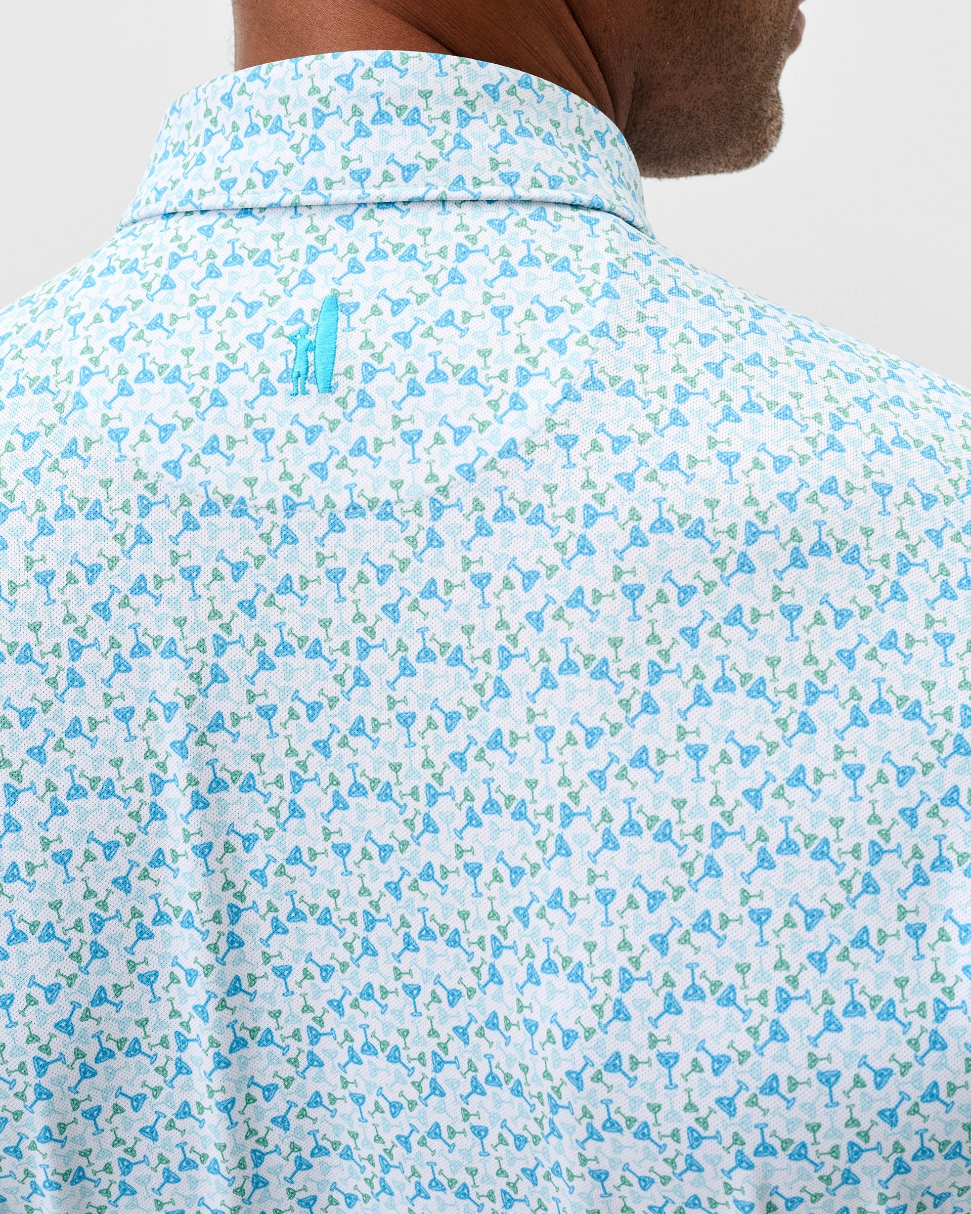 Performance Mesh Polo - Cocktail Time - Image 3