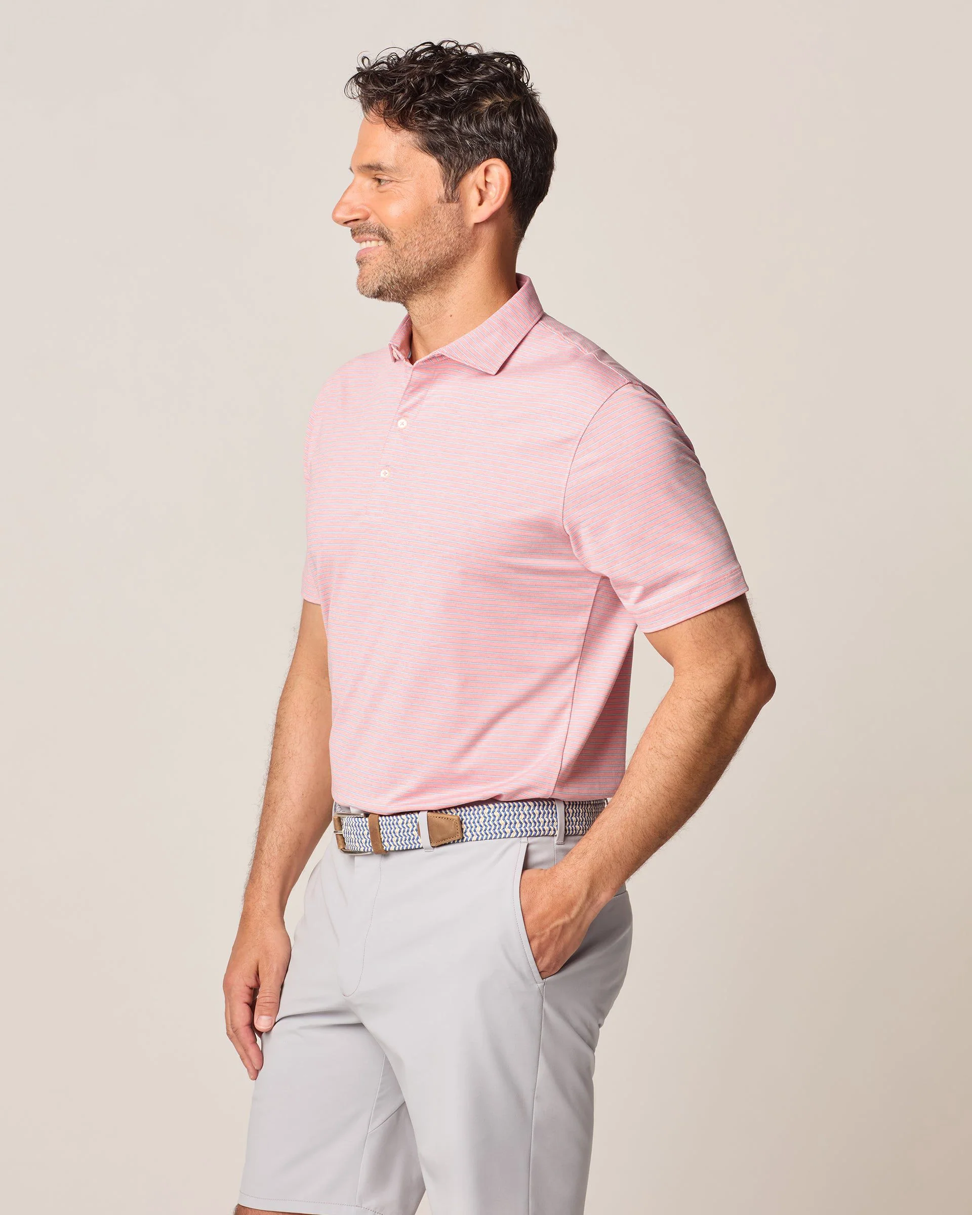 Performance Jersey Polo - Michael Stripe - Image 47